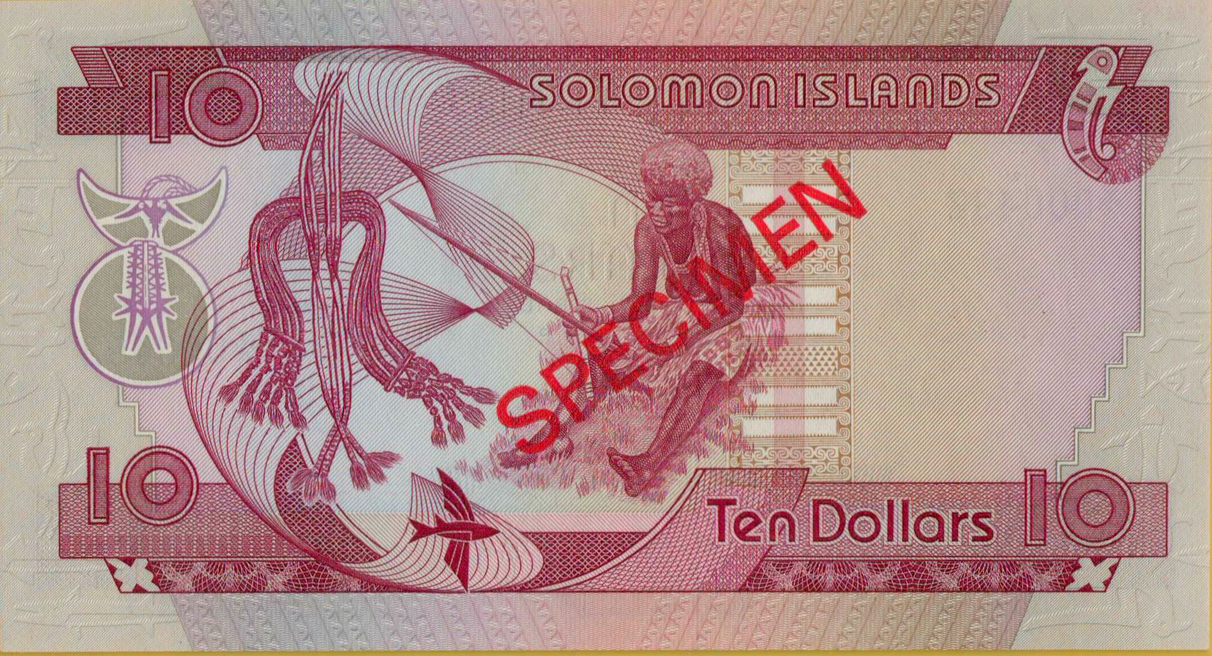 Solomon Islands 10 1977 UNC P-7/bs [Specimen]